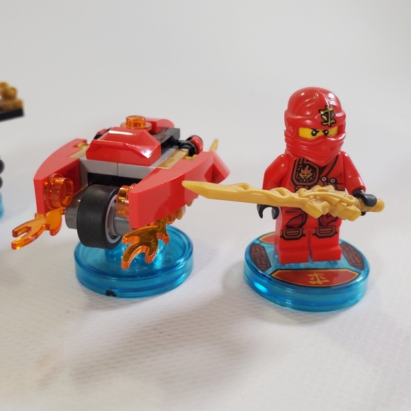 🟢 LEGO Dimensions Ninjago Team Pack 71207 Retired Kai & Cole - Picture 2 of 15